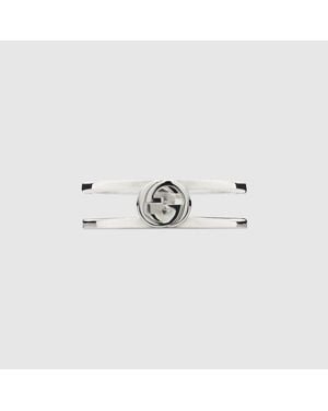 Gucci Interlocking Ring - White