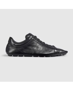 Gucci Lace-Up Driver, Uk - Black