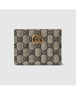 Gucci Jetset Gg Marmont Small Wallet - Metallic