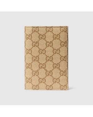 Gucci Essence Classic Passport Case, Leather - Natural