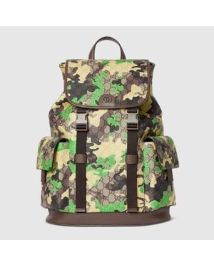 Gucci Gg Large Backpack - Green