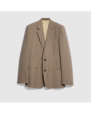 Gucci Giacca Monopetto - Marrone