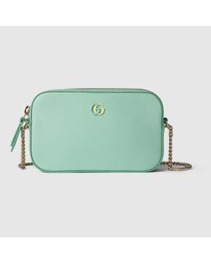 Gucci Gg Marmont Super Mini Shoulder Bag - Green