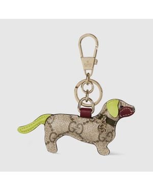Gucci Dog-Shaped Bag Charm, Metal - Metallic
