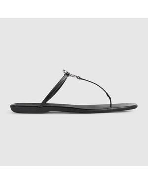 Gucci Thong Sandal, Uk - Black