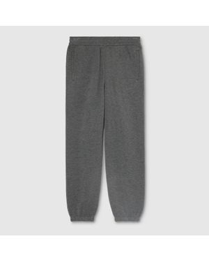 Gucci Pantalon De Jogging À Jacquard En Jersey, Taille - Gris