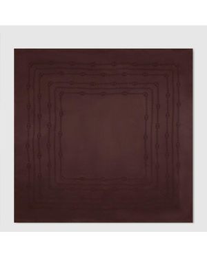 Gucci Interlocking G Chain Silk Carré - Purple