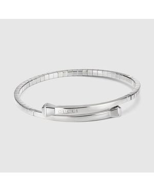 Gucci Chiodo Flexible Bangle Bracelet - Metallic