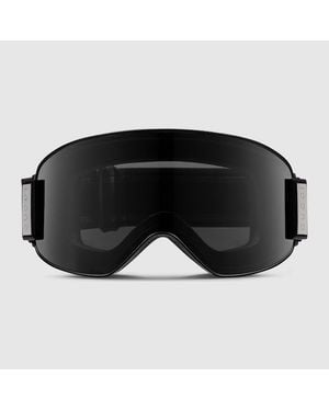 Gucci Mask-Shaped Sunglasses - Black