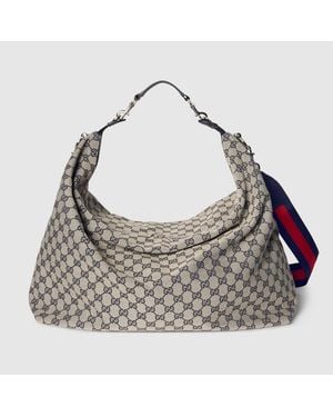 Gucci Brera Large Crossbody Bag, Gg Canvas - Grey