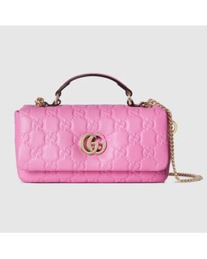 Gucci Kleine Gg Milano Henkeltasche - Pink
