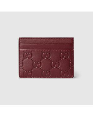 Gucci Gg Emblem Kartenetui - Rot