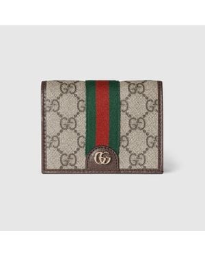 Gucci Ophidia Small Wallet, Gg Canvas - Green