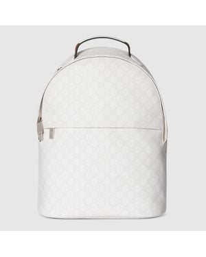 Gucci Medium Gg Backpack - White
