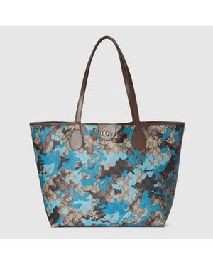 Gucci Borsa Shopping Gg Misura Grande - Blu