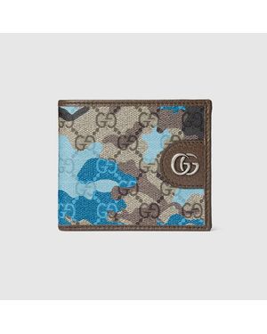 Gucci Gg Bi-Fold Wallet - Blue