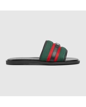 Gucci Herrenpantolette Mit Gg, Größe - Schwarz