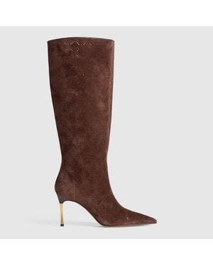 Gucci Stivale Bombshell Donna, Taglia - Marrone