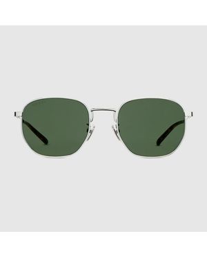 Gucci Round Frame Sunglasses - Green