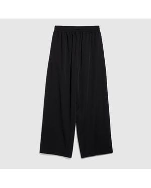 Gucci Wool Twill Leisure Trousers - Black