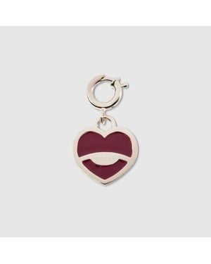 Gucci Adorno En Forma De Corazón - Blanco