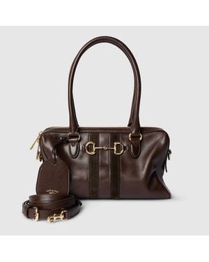 Gucci Borsetto Medium Boston Bag - Brown