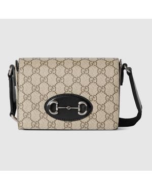 Gucci Horsebit 1955 Mini Bag, Gg Canvas - Metallic