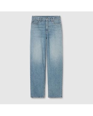 Gucci Straight Leg Jeans - Blue