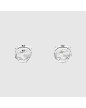 Gucci Interlocking Cufflinks - Metallic
