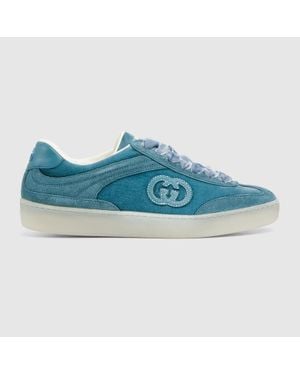 Gucci G75 Trainer, Size 34 It - Blue