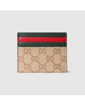 Gucci Card Case With Slots - Red