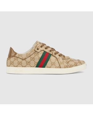 Gucci Stretch Low-Top Trainer - Natural