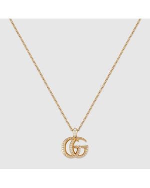 Gucci Collier Pendentif Gg Marmont - Mettallic