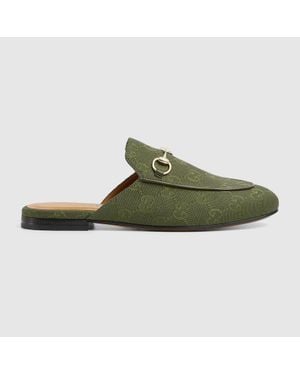 Gucci Princetown Slipper, Size 35 It - Green