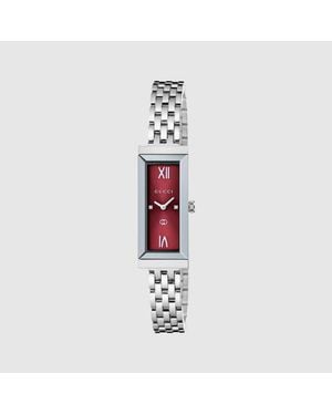 Gucci G-Frame-Uhr, 14X34 Mm - Rot