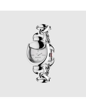 Gucci Horsebit Watch, 27X23Mm, Steel - Metallic