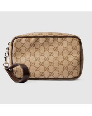 Gucci Essence Classic Small Pouch - Brown