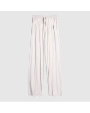 Gucci Soft Rayon Jersey Sportswear Trousers - White