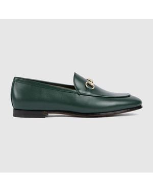 Gucci Mocassino Jordaan Donna, Taglia - Verde