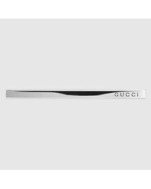 Gucci Bague À Barre Horizontale, Taille - Blanc