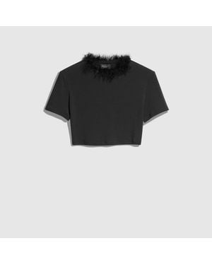 Gucci Top En Jersey Stretch En Modal, Taille - Schwarz