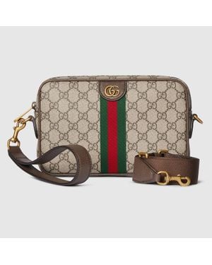 Gucci Kleine Ophidia Umhängetasche - Natur