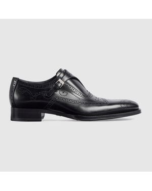 Gucci Chaussures À Boucle Pour Homme, Taille - Schwarz