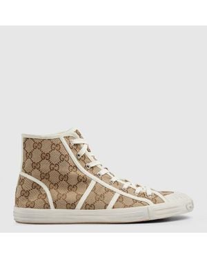 Gucci Sneaker Alta Uomo Con Motivo Gg, Taglia - Neutro