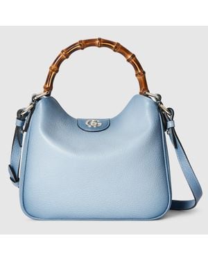 Gucci Sac À Épaule Diana Petit Format - Bleu