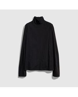 Gucci Cotton Poplin T-Shirt - Black
