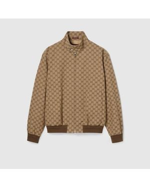 Gucci Gg Fabric Jacket - Natural