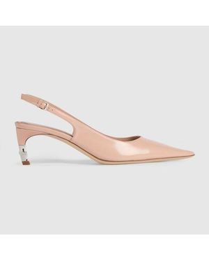 Gucci Castello Slingback, .5 Uk - Pink