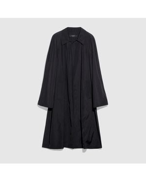 Gucci Abrigo De Faya De Acetato Y Algodón, Talla - Negro