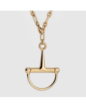 Gucci Collar De Medio Horsebit - Metálico